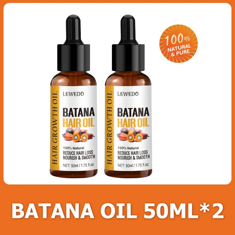 Batana Oil Serum for Hair Growth, Essential Oil for Fast Hair Growth, Beauty Hair Care, Anti-Hair Loss Essence, Natural Repair of Damaged Hair