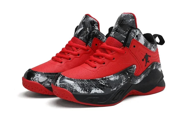 2025 chaussures de Basket-ball pour enfants baskets nouveaux garçons marque semelle épaisse antidérapant enfants chaussures de sport enfant garçon Basket formateur chaussures