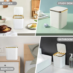 Mini petites poubelles de bureau, corbeille à ordures, table à la maison, poubelle en plastique, fournitures de bureau, poubelles, boîte SunOfficial Barrel