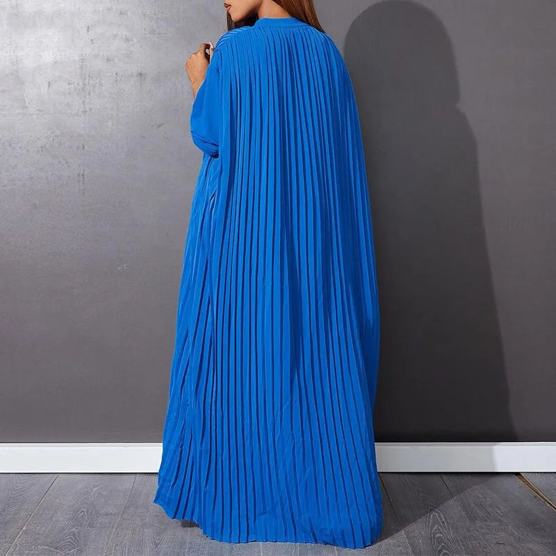 Femmes Eid robes musulmanes col montant simple boutonnage dubaï arabe robes Ramadan décontracté ample caftan robe solide plissé
