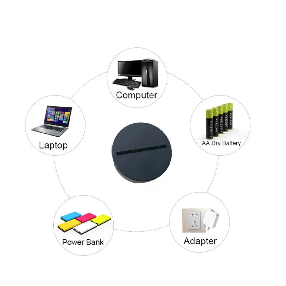Veilleuse 3D pour enfants, lumière pour bébé, décoration de chambre, Charge USB, lampe d'illusion 3D avec télécommande de synchronisation, cadeau de noël et d'anniversaire