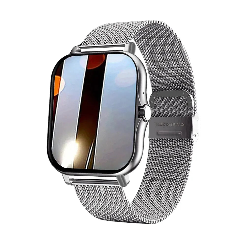 Montre intelligente pour téléphone android. Écran couleur 1,44 pouces, entièrement tactile, appel Bluetooth, montre intelligente, charge magnétique
