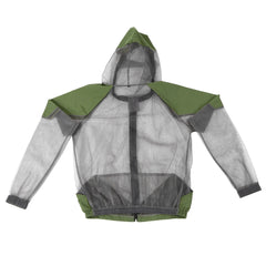 Outdoor mosquito-repellent jacket, Olympic-sized mesh hooded jacket, fishing and camping jacket, insect protection, mesh shirt, gloves and pants