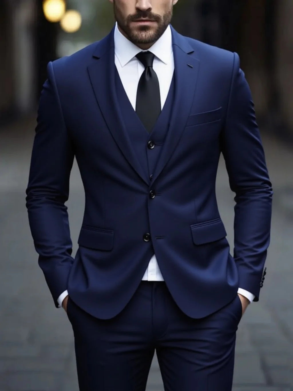 Costume blanc trois pièces pour hommes, Anti-rides, sans fer, costume formel d'affaires en fourrure antiadhésive, vêtements de travail sur le lieu de travail quatre saisons Dr