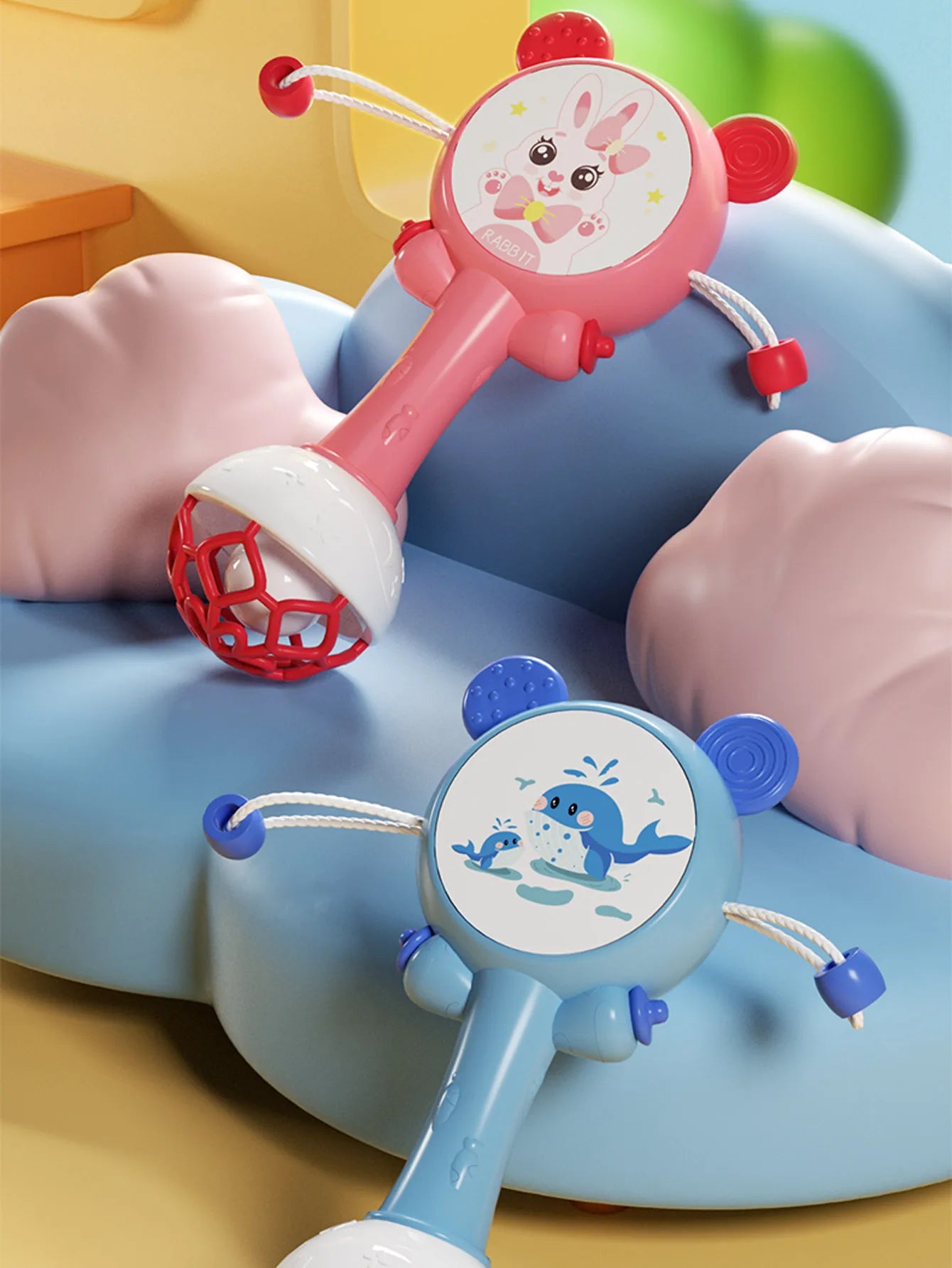 Hochet pour bébé de 0 à 18 mois, jouets, anneau de dentition, cloches à main, Mobile, arrêt de pleurer, déchirement, jouet éducatif précoce, cadeaux pour nouveau-nés