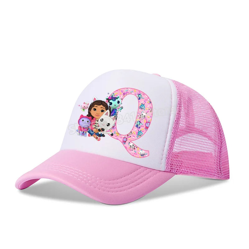 Gabby Dollhouses enfants casquettes de Baseball dessin animé Anime chapeau décontracté Sports de plein air chapeau de soleil réglable casquette à visière fille mignon cadeau d'anniversaire