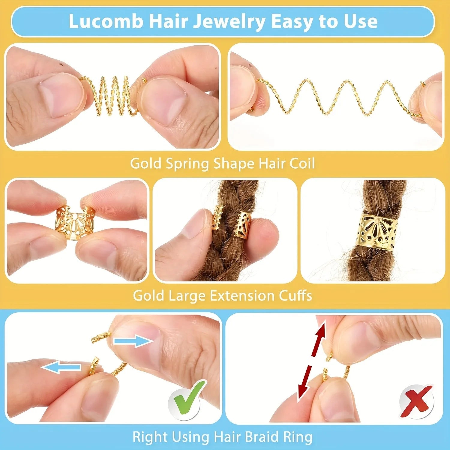 Ensemble d'accessoires pour cheveux en alliage unisexe, style bohème élégant, motifs creux et perlés, forme ronde, bijoux de cheveux décoratifs, 280 pièces