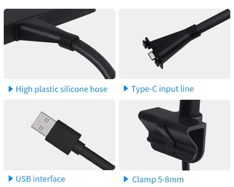 WEEK AQUA Mini 9 Pro USB Nano Aquarium lumière plante grandir spectre complet LED écologie Microlandspaysage lampe