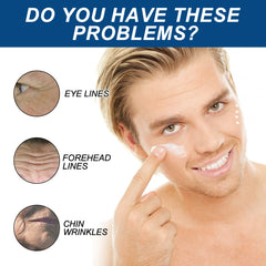 Crème pour le visage au rétinol pour hommes, raffermissante, éclaircissante, estompe les ridules, Anti-poches, hydratante, nourrissante, soins pour la peau du visage