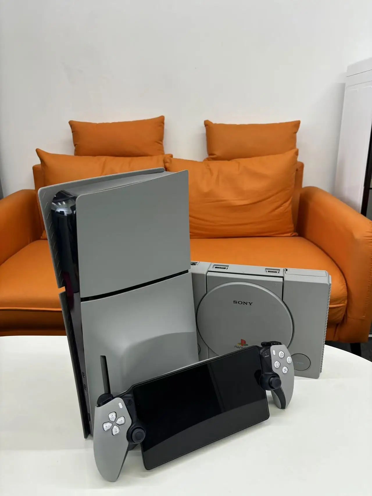 Coque de remplacement pour 30e anniversaire, boîtier de portail PlayStation gris, accessoire Premium PS, plaque de couverture complète pour portail PS5