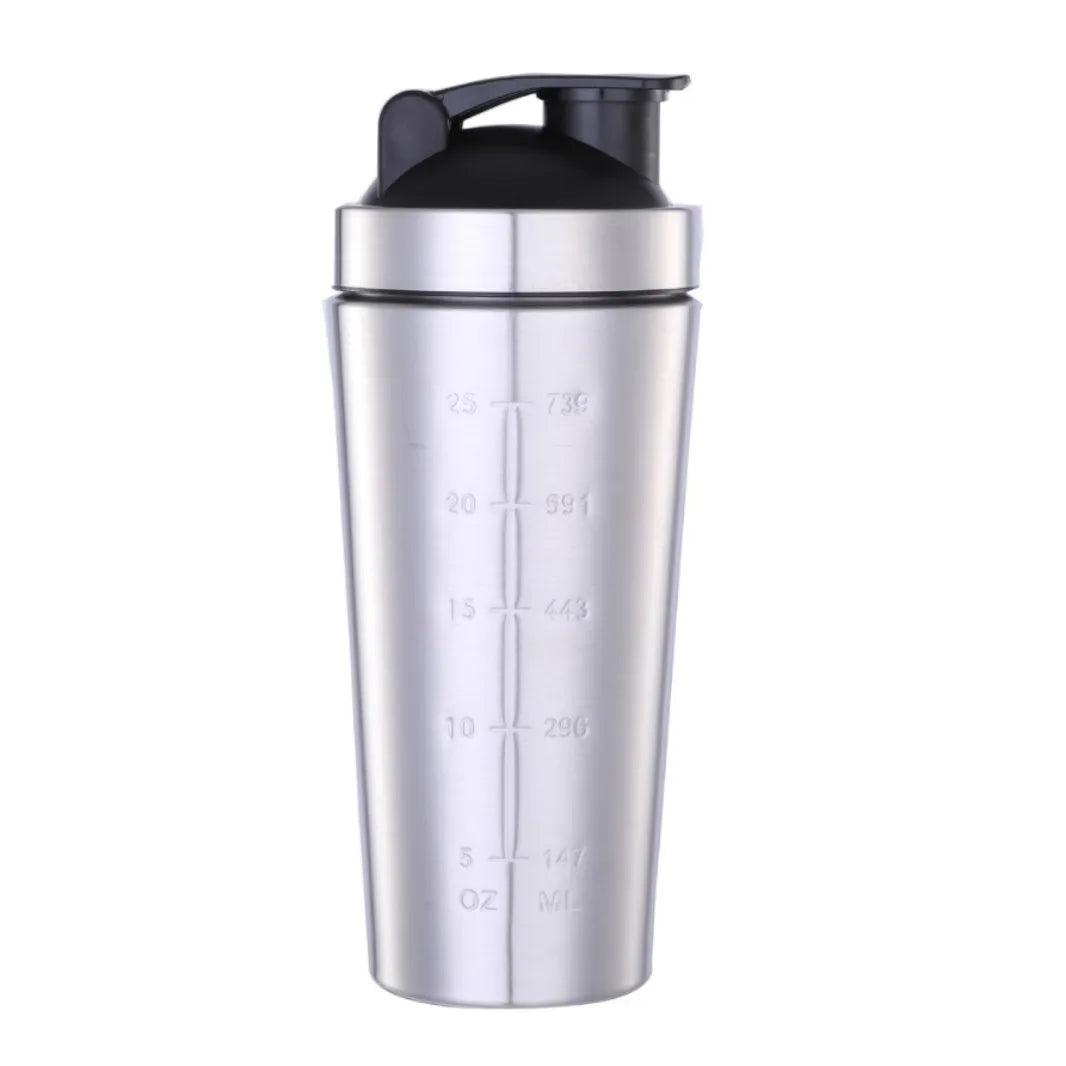 Tasse de secoueur de protéines en acier inoxydable, tasse de sport de Fitness Portable, Shakers de Nutrition, bouteilles d'eau, tasse d'eau, Shakers portables