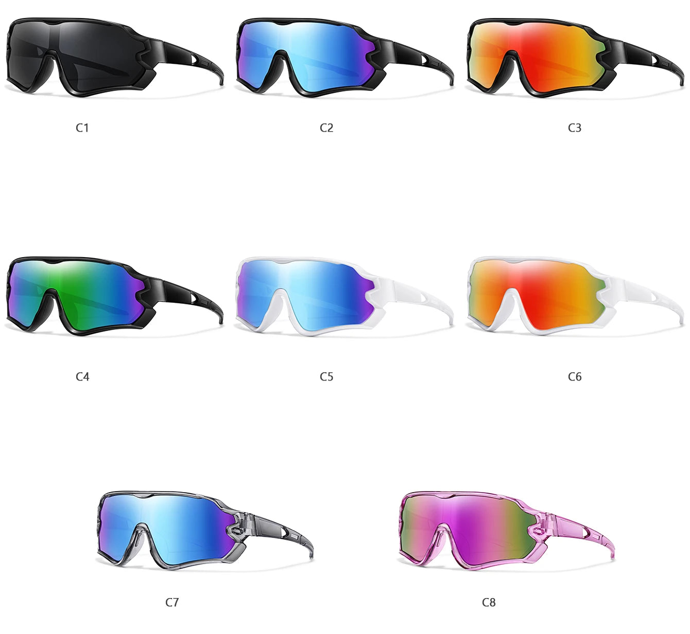 Enfants Sports de plein air 3-8 ans garçons et filles équitation enfants cyclisme lunettes de soleil UV400 Camping lunettes pêche vélo lunettes