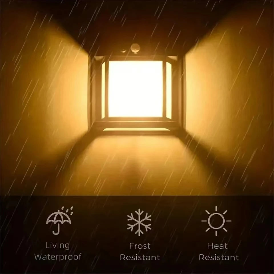 Powerful outdoor solar garden lamp, solar-powered outdoor light, waterproof LED light, outdoor decoration
