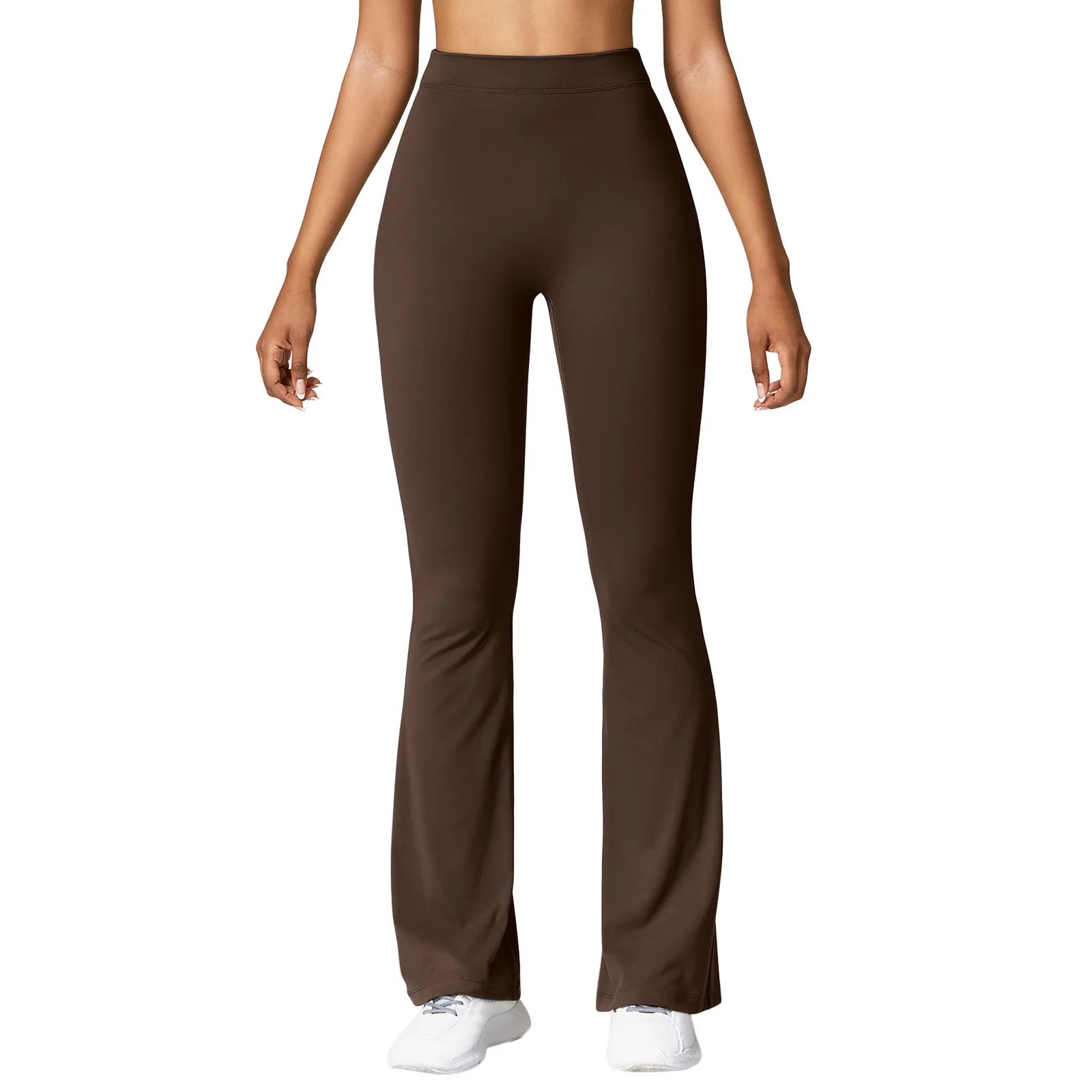 Pantalon évasé de Yoga Sexy pour femmes, taille haute, coupe en V, Push-Up, fesses, Fitness, ajustement confortable, Gym, course à pied, mode Slim