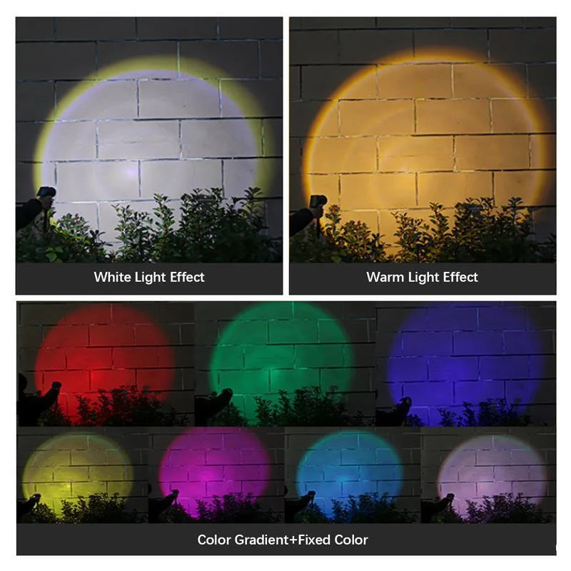 9 LED Solar Garden Spotlights, IP65 Waterproof, Adjustable Brightness, for Outdoor Backyard, Driveway, Lawn Decor Lighting