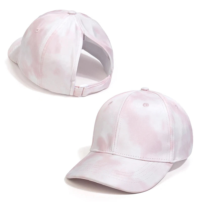 Casquette de Baseball pour Enfant Fille et Garçon, Chapeau de Soleil, Dos Creux, Queue de Cheval, Snapback Hip Hop, Os Réglables
