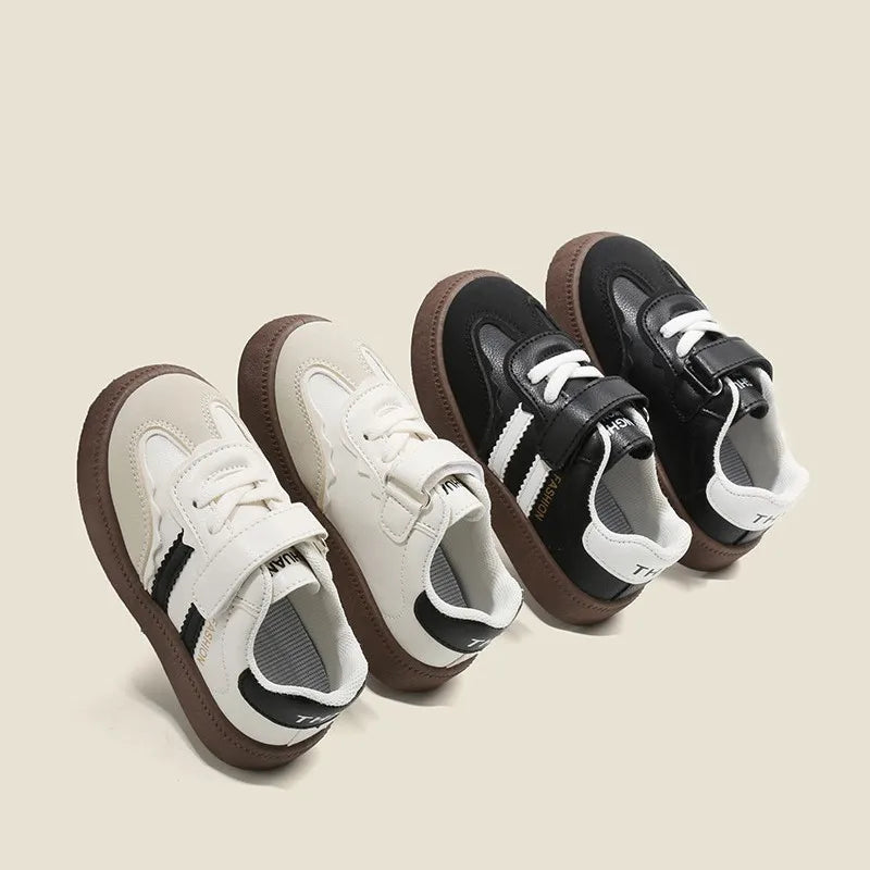 Chaussures de skate décontractées unisexes pour enfants, baskets blanches pour filles, chaussures en toile pour garçons, chaussures de sport pour enfants, nouvelle mode, printemps 2024