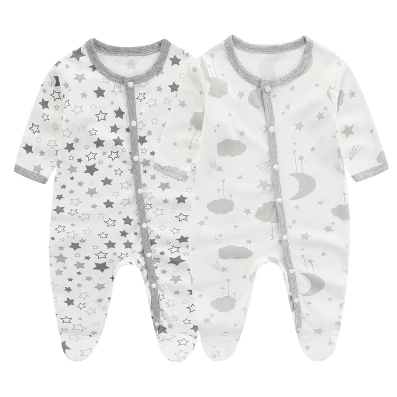 Vêtements pour nouveau-né, nouvelle collection automne hiver, body pour bébé fille, barboteuse d'été, combinaison douce pour garçons, vêtements pour enfants de 0 à 9 mois