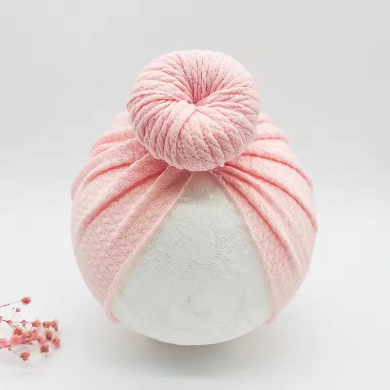 Chapeaux noués pour bébé fille, Bonnet avec nœud, Turban pour bébé, accessoires de tête pour nouveau-né, chapeau d'hiver, Bonnet chaud pour mère et enfant