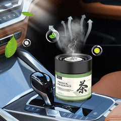 Baume solide d'aromathérapie pour voiture, parfum longue durée, tasse de tableau de bord de voiture, rainure de thé, ornement d'arôme, déodorant intérieur, désodorisant