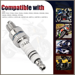 Bougie d'allumage A7TC pour Dean 6 50cc-150cc RL Scooter Pit D343 Pocket Bike Imagomoteur Go Kart facades Bumosquito TaoTao Buyang Roketa Sunl Baja