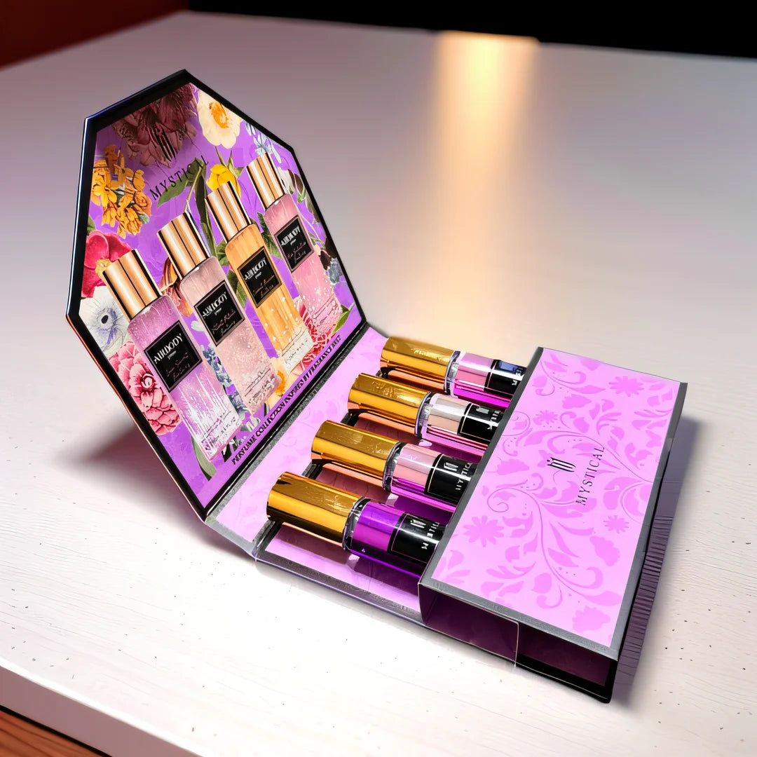 MYSTICAL Coffret cadeau parfum femme, parfum floral frais, unisexe, voyage, fête des mères, saint valentin, cadeau d'anniversaire