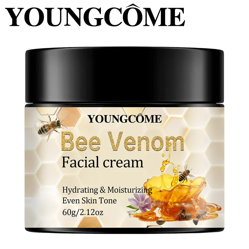 Bee venom cream, soothes redness, repairs damage, strengthens the skin barrier, deeply moisturizes, nourishing body care