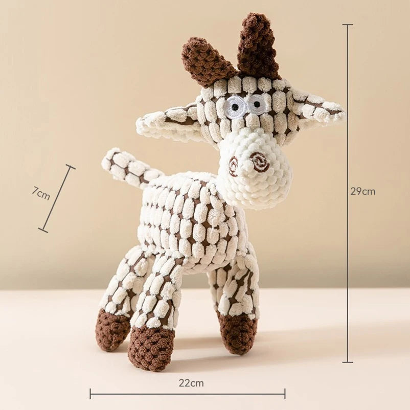 Jouets vocaux populaires pour chiens de compagnie, chiots, meulage des dents, jouets en peluche, compagnon interactif, jouets décompressés pour animaux de compagnie
