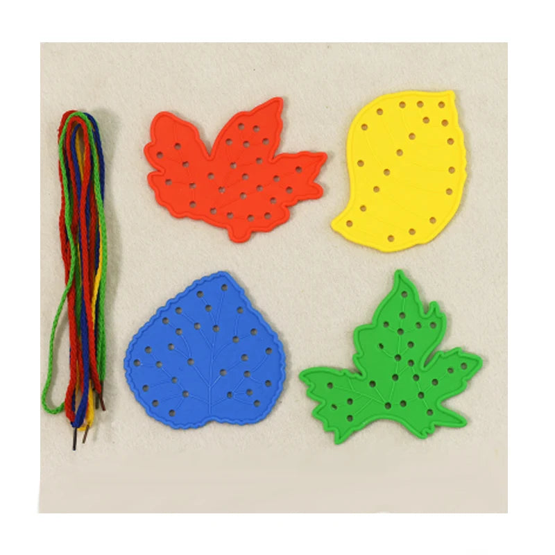 Jouets mentaires oriels Montessori pour enfants, apprentissage précoce, compétences de base de la vie, planche occupée, laçage, jeu de filetage, cadeaux dos