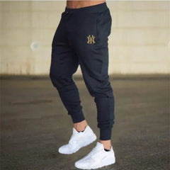 Men's slim fit athletic jogging pants, fitness track pants, sweatpants, Harajuku streetwear, casual summer wear, fjNew