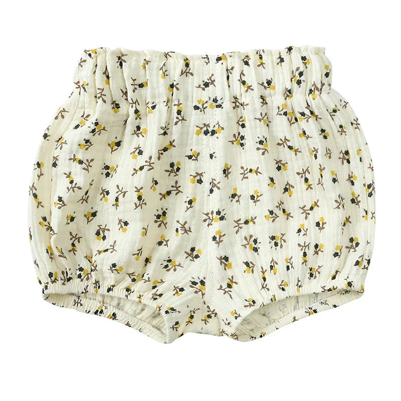 Short d'été en coton et lin pour bébé, vêtements de salon respirants pour enfants de 3 à 6 ans, pantalons coréens mignons en PP, pour garçons et filles, 2025
