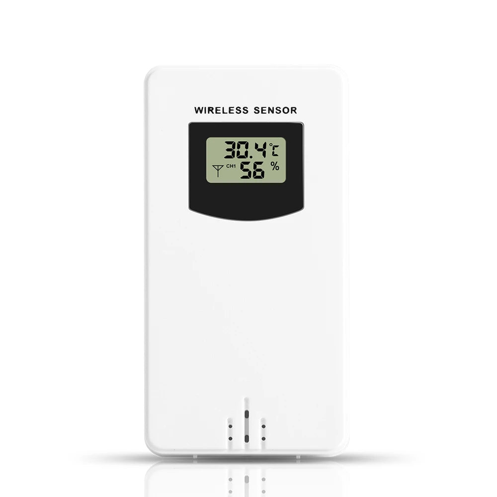 Station météo extérieure/intérieure, thermomètre, Projection électronique, prévisions météorologiques, température et humidité, réveil numérique