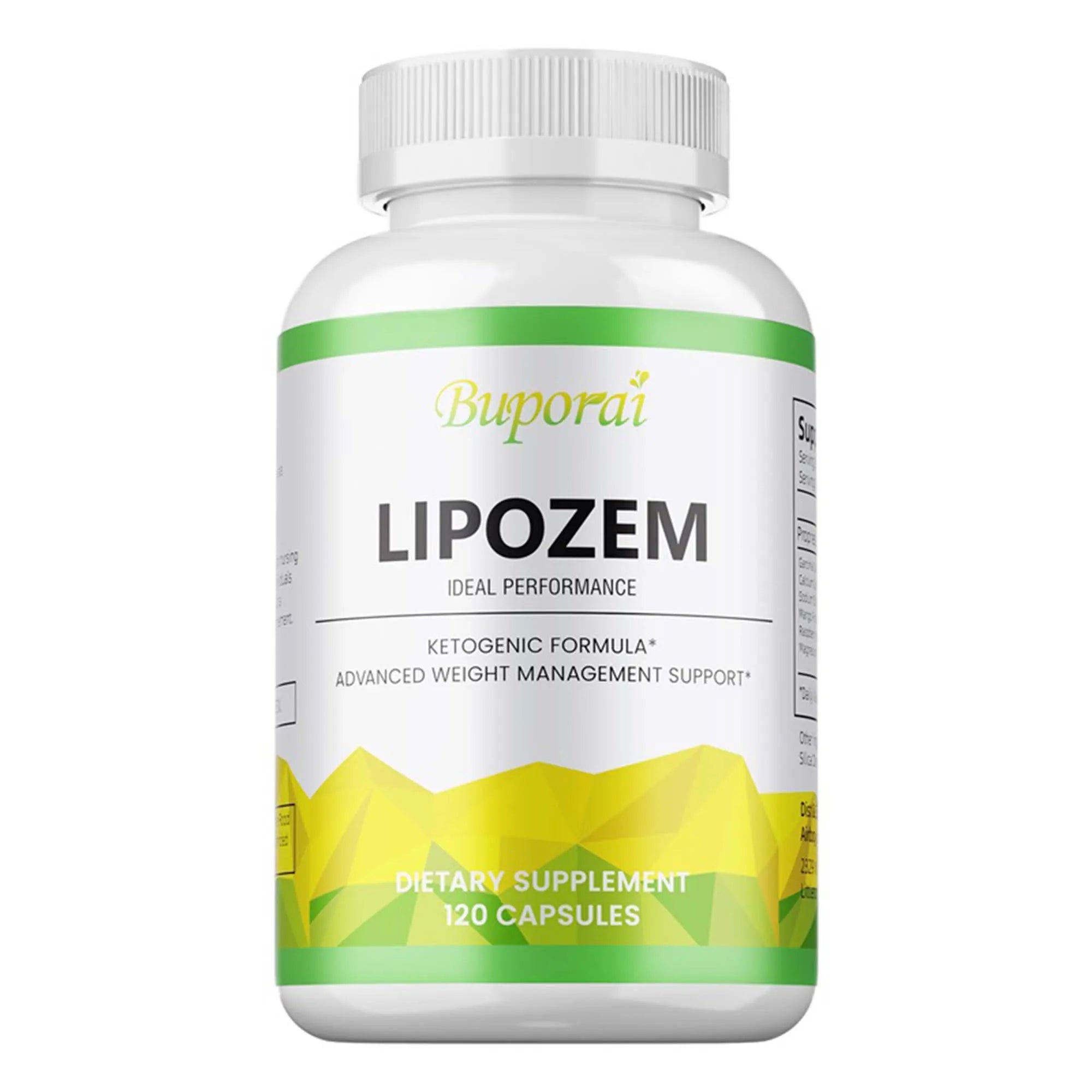 Lipozem naturel - Suppresseur d'appétit, brûleur de graisse, soulage le gonflage et le constipation, améliore le métabolisme - 120 capsules