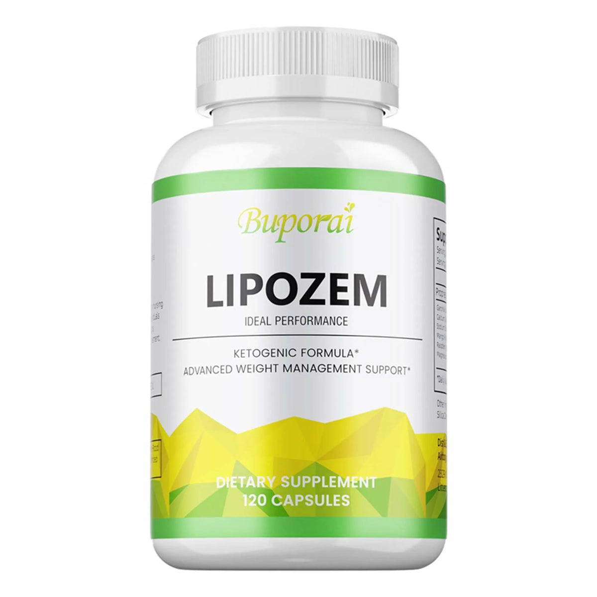 Lipozem naturel - Suppresseur d'appétit, brûleur de graisse, soulage le gonflage et le constipation, améliore le métabolisme - 120 capsules
