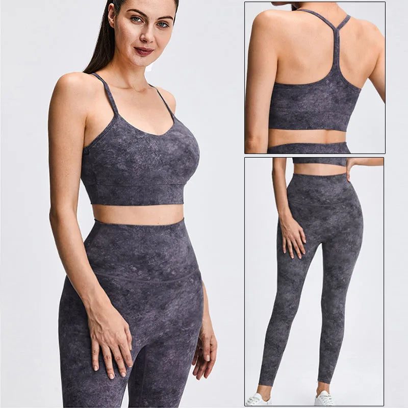 Cloud Hide – ensemble de Yoga Camouflage, vêtements de sport pour femmes, pantalons d'entraînement, Leggings, haut, soutien-gorge, chemise, costume de Fitness, S-XXL