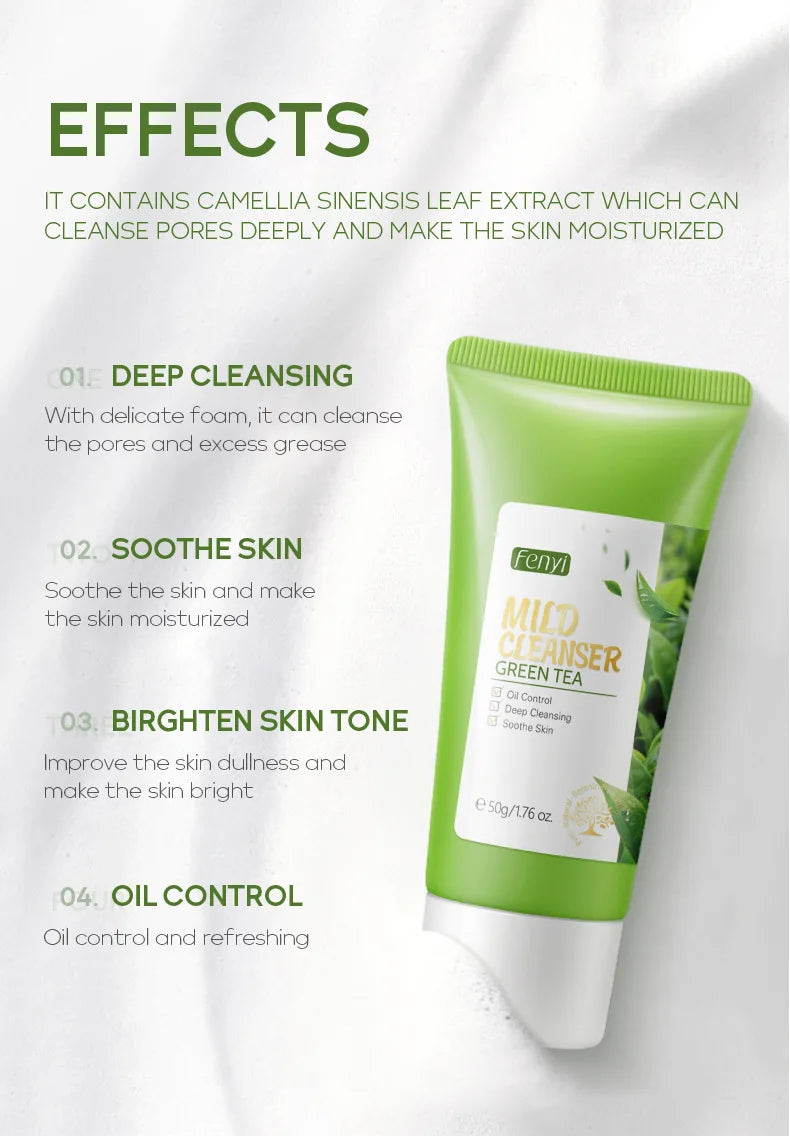 Nettoyant pour le visage à la vitamine C, nettoyage en profondeur, hydratant, élimination des points noirs, soins de la peau, mousse de lavage du visage, soins pour la peau