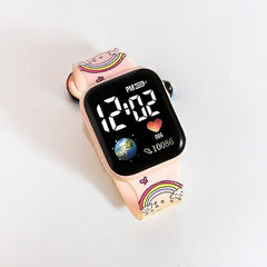 Montre numérique Stitch pour enfants, Hello Kitty, montres pour filles, nouveau