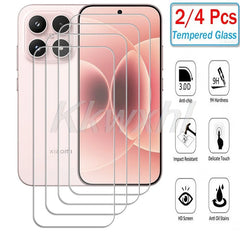 2-4 pieces 9H HD tempered glass for Xiaomi 17 Pro Max Xiaomi17ProMax Xiaomi17Pro Xiaomi17 17Pro Screen protector film 