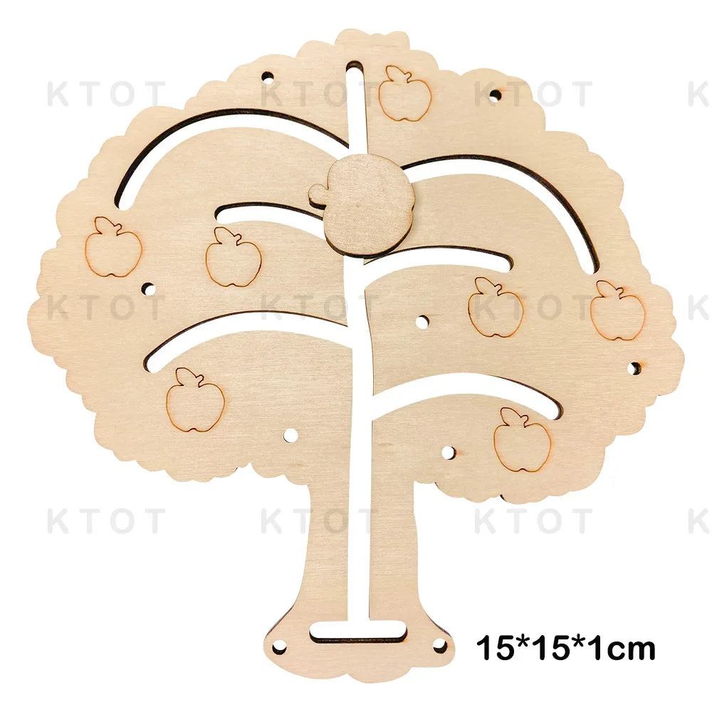 Jouets Montessori, planche occupée, accessoires de bricolage, apprentissage, éducation, jeux de société occupés pour bébé, composants de planche d'activité, pièces en bois