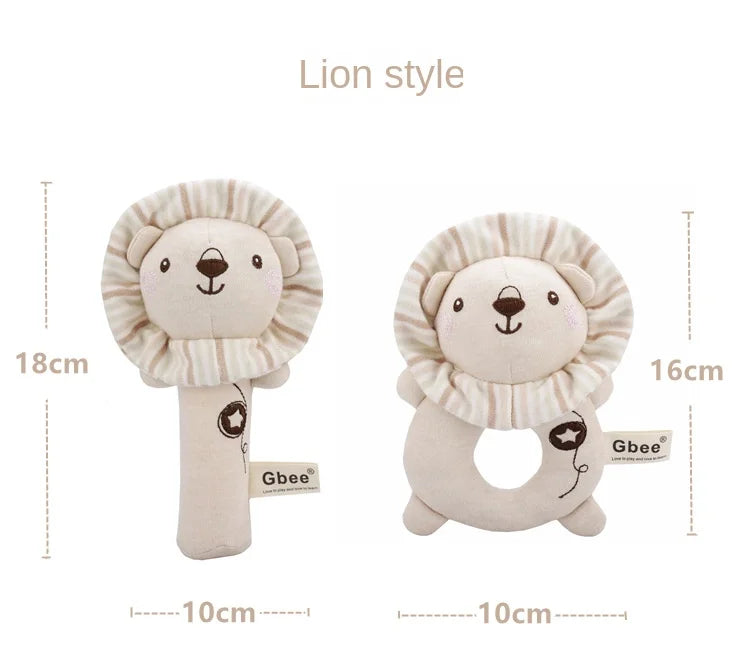 Hochets pour bébé doux dessin animé mignon en peluche animaux hochets jouets enfant clochettes éducatives doux enfant en bas âge bébé confort jouets игрушки для