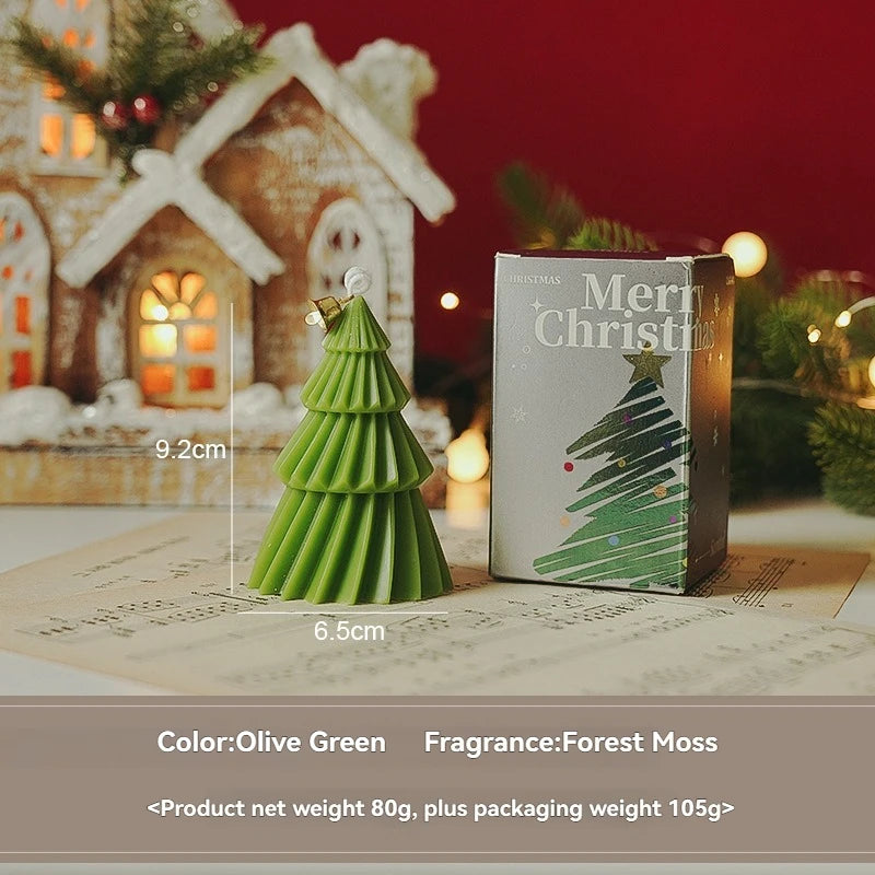 Bougies parfumées pour arbre de Noël fabriquées à la main |   Ornement festif créatif et cadeau parfait pour les amateurs de Noël |   Décor parfumé de qualité supérieure