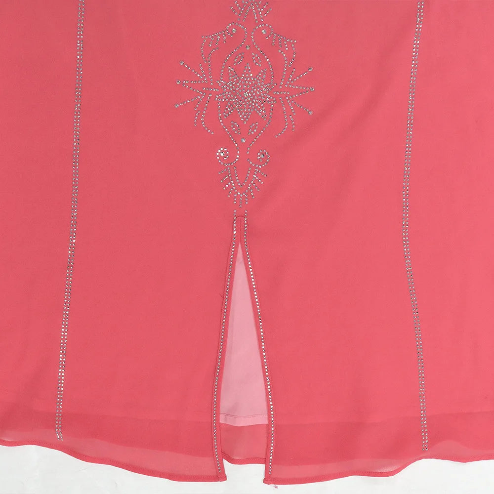 Eid Jalabiya - Women's Muslim Evening Dress, Diamond Lace-Up Arabic Abayas, Long Dresses, Elegant Dress, Educational Dress for Ramadan