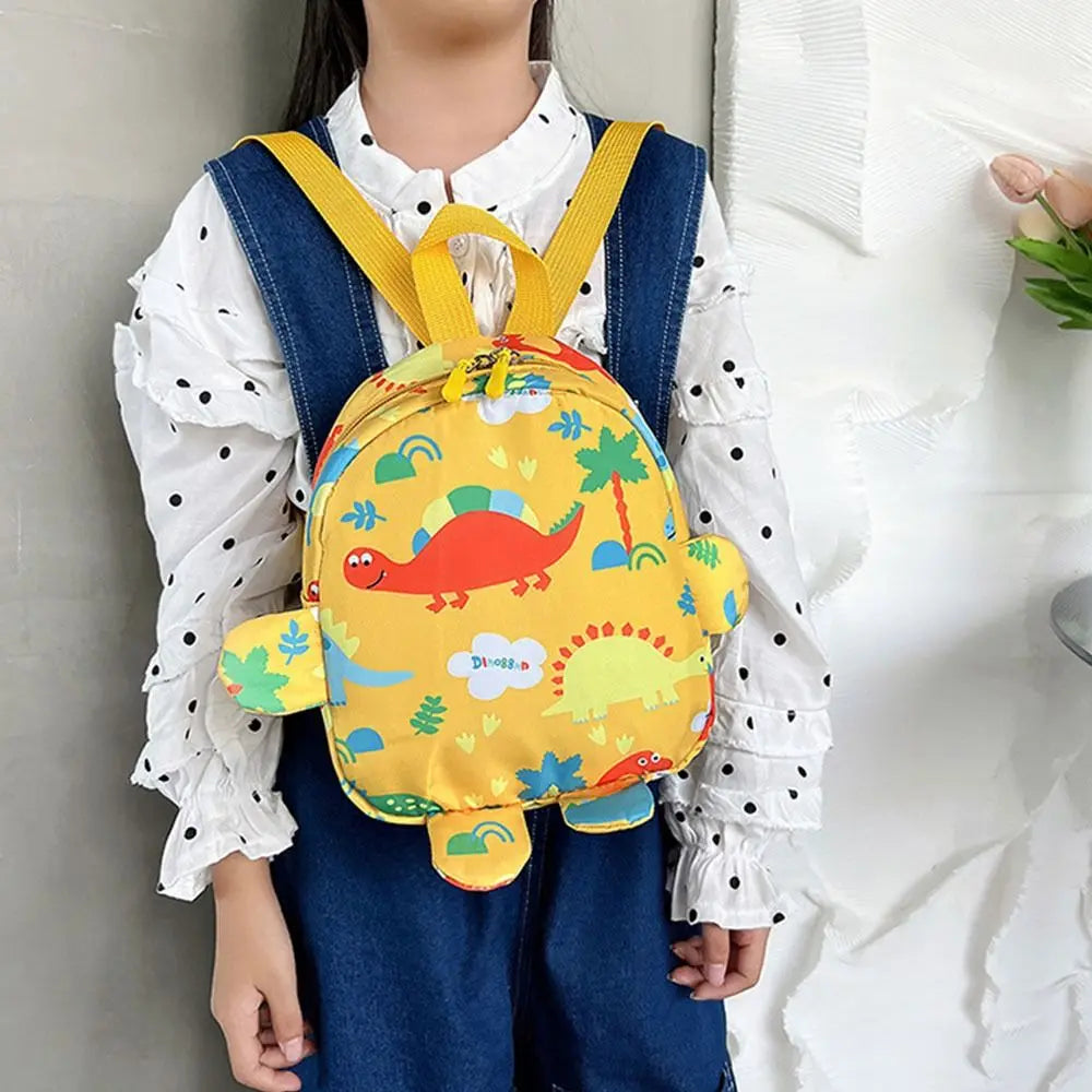 Sac à dos en nylon de dinosaure de dessin animé animal de maternelle, cartable pour enfants, petits sacs Kawaii d'école pour garçons et filles