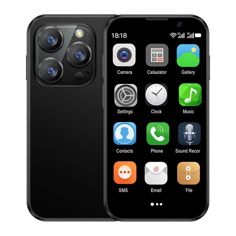 SERVO-Mini Smartphone 16SE, 16 Go, Android 9.0, Wifi, Touristes, EpiStandby Play, PR3 G, WCDMA, Petit Téléphone Portable Intelligent de 3.0 Pouces, Nouvelle Version