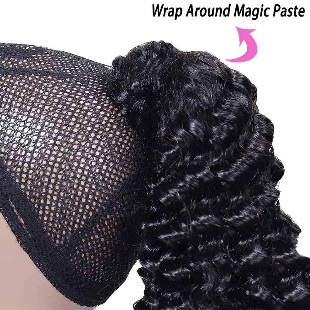 100G queue de cheval Extensions de cheveux humains enveloppe droite autour de la prêle 100% Remy cheveux humains 10 "-32" Extension de queue de cheval pour les femmes