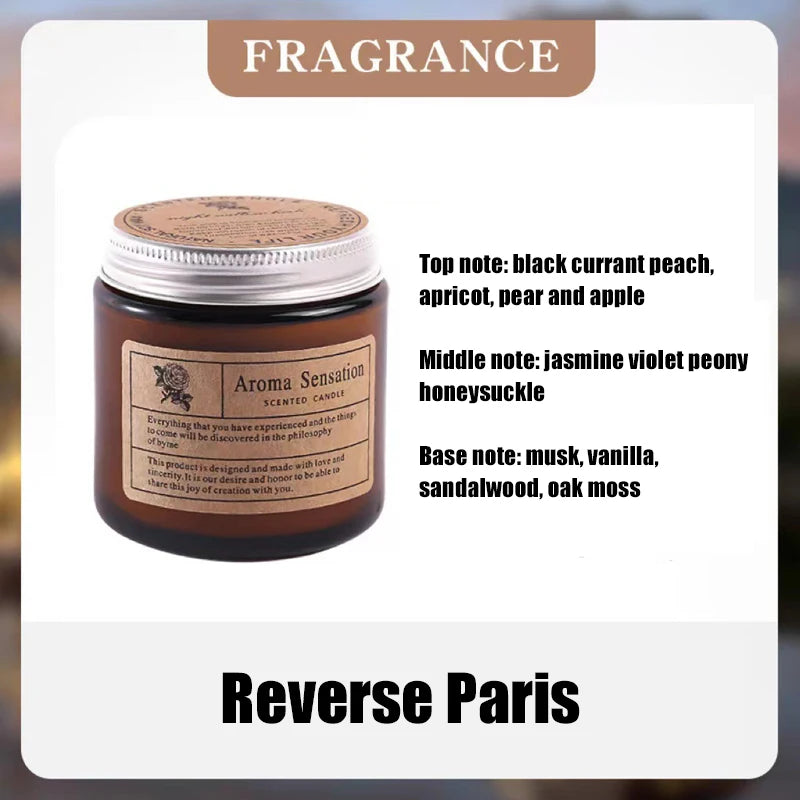 Aromatic, smokeless scented candle, handmade soy candle, warnings below, glass cup, home decoration, festival, wedding, birthday party gift