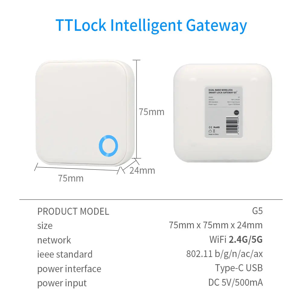 TTLOCK passerelle G2 G3 G3P G4 Bluetooth vers Wifi passerelle Hub WIFI/RJ45/POE/4G TLE pour serrure de porte de maison intelligente Ttlock App contrôle de téléphone