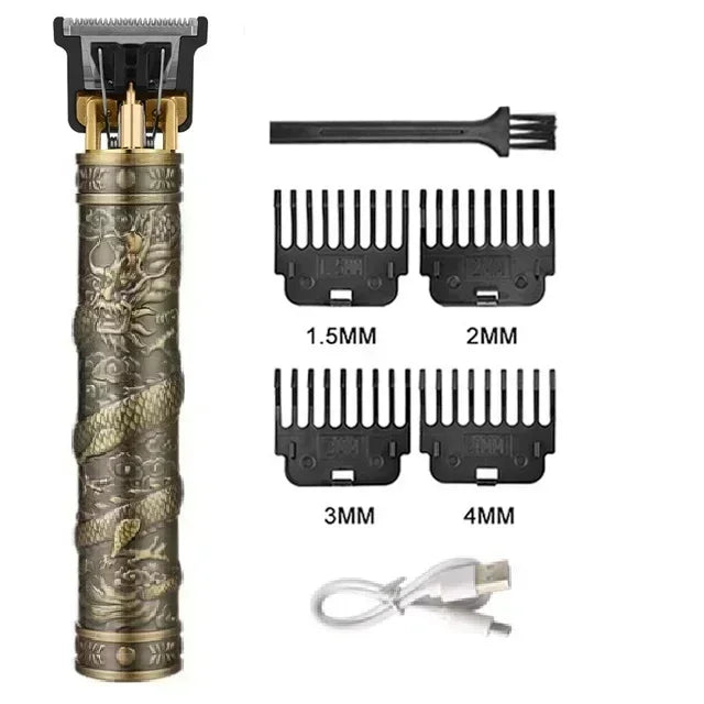 Tondeuse à cheveux électrique T9 pour hommes, tondeuse à barbe, tondeuse à cheveux Linge, machine de découpe de cheveux, barbier professionnel, rasoir