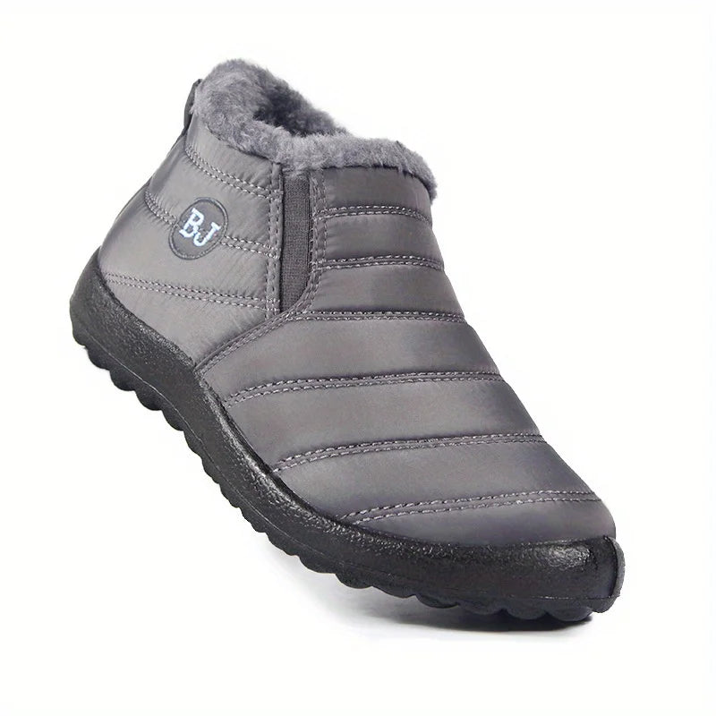 Chaussures de neige chaudes imperméables et antidérapantes pour femmes, chaussures de randonnée basses confortables