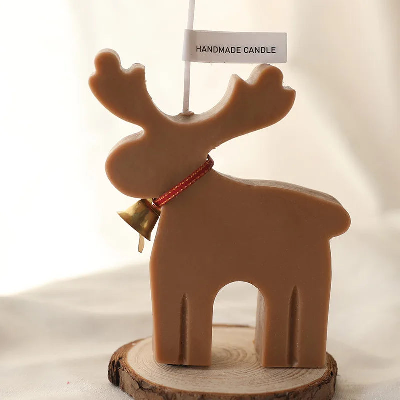 Christmas candles, scented deer candles, home decoration, scented candles, Merry Christmas, giving a festive gift for the home, New Year's